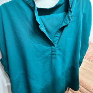 Figs scrub set hunter green size 2x